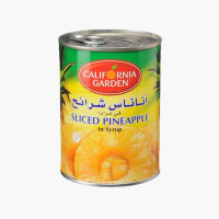 CALIFRONIA GARDEN PINEAPPLE SLICES 15 OZ شرائح انا..