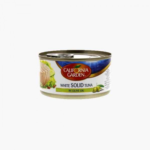 C/GARDEN WHITE MEAT TUNA OLIVE OIL 200GM لحم تونا ابيض في زيت زيتون ح/ك 200جرام