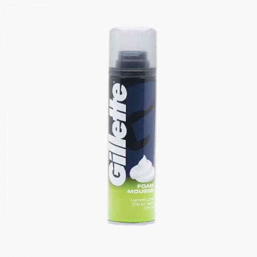 GILLETTE SHAVING FOAM LEMON 200ML رغوة الحلاقةبالليمون 200ملي