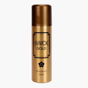 HAVOC DEO SPRAY GOLD 200 ML هافوك مزيل العرق ذهبي ..
