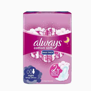 ALWAYS CLEO NIGHT 24 3.1 NEW فوط صحية نسائية ..
