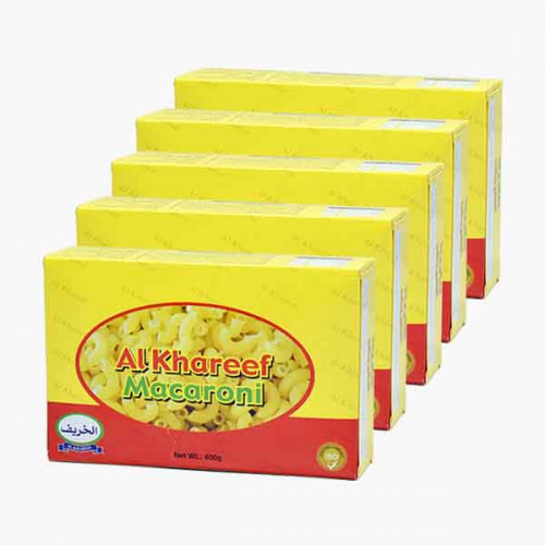 AL KHAREEF MACARONI BOX 5X400GM معكرونة الخريف 5×400جرام