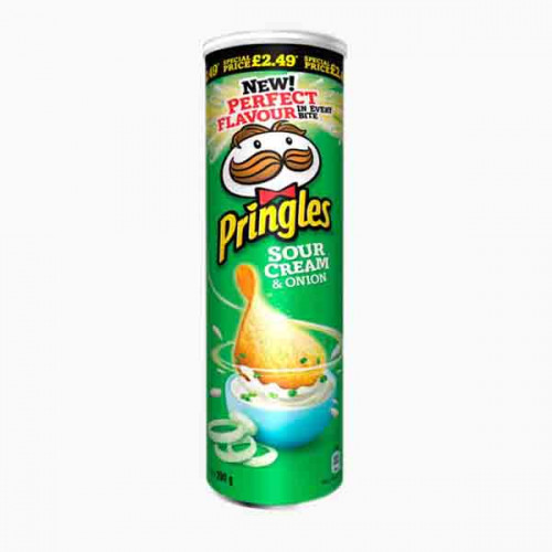 PRINGLES SOUR CREAM ONION 200GM 0