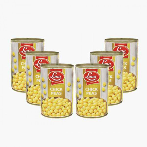 LUNA CHICK PEAS 6X400 GM OFFER حمص لونا 6*400جرام