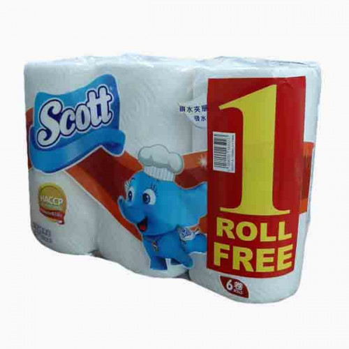 SCOTT KITCHEN TOWEL 5+1FREE 0