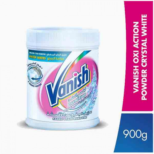 VANISH CRYSTAL WHITE 900GM فنيش مسحوق الغسيل / الابيض 900 غم 