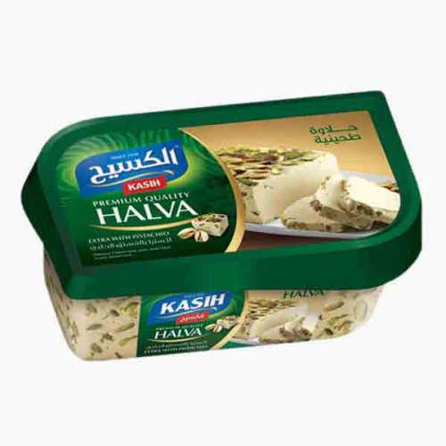 KASIH HALVA EXTRA PISTACHIO 450 GM الكسيح حلاوة طحينية بالفستق 450 غم 