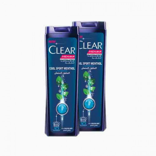 CLEAR SH MALE COL SPRT TP 2X400ML@30%OFF 0