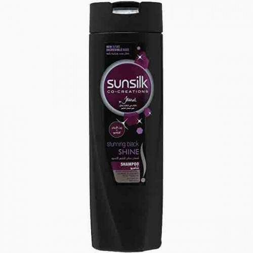 SUNSILK SHAMP BLACK SHINE(SDY) 400ML شامبو صانصلك اللمعان الاسود 400 مل 