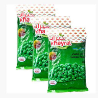 KHAYRAT GREEN PEAS 3X400 خيرات بازلاء خضراء 3 * 40..