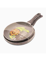 HOMEWAY HW3458   MARBLE FRY PAN 2PCS SET(24CM & 26..