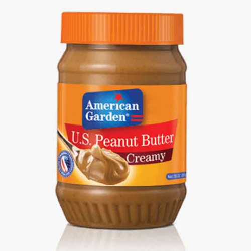 AMERICAN GARDEN P.BUTTER CREAMY 28OZ زبدة كريم امريكان جاردن28از