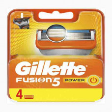 GILLETTE FUSION POWER BLADES 4'S جيليت شفرات الحلاقة فيوجن باور 4 حبات 