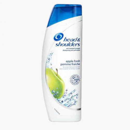 HEAD & SHOULDER SHMP APPLE FRESH 400ML هيد اند شولدرز شامبو ضد القشرة /انتعاش التفاح 400 