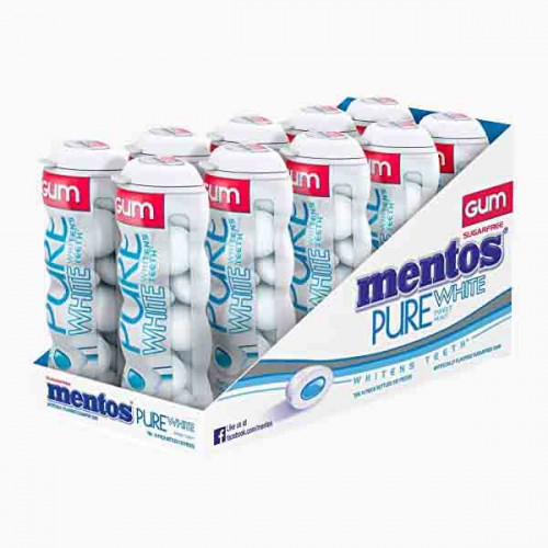 MENTOS C/GUM PKT BTL FRUIT LIME 26GM ميندوس لايم فروت  26جرام