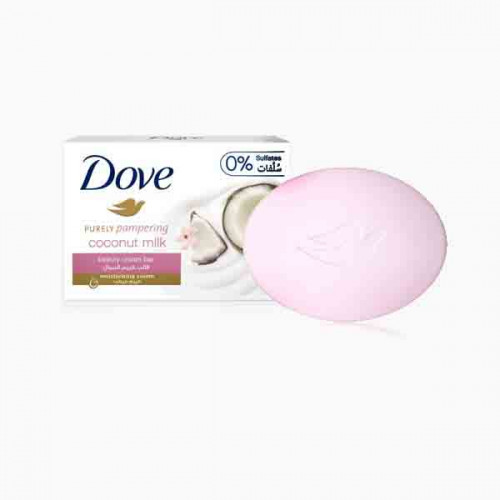 DOVE BEAUTY BAR COCONUT MILK 135GM (HYBRID) قالب كريم الجمال 135جرام