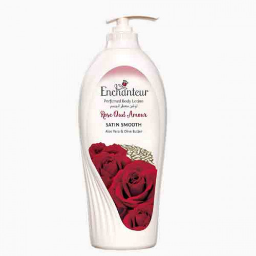 ENCHANTEUR H&B LOTION OUD BLOSSOM 500ML انشنتور لوشن للجسم واليدين / بالعود  500 مل