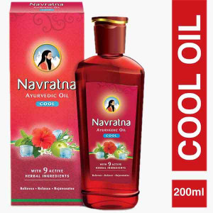 HIMANI NAVRATNA OIL W9 ACTIVE HERBAL ING 200ML زيت..