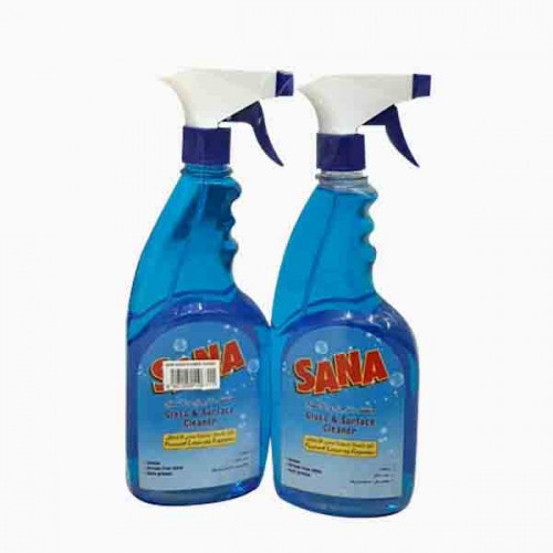 SANA GLASS& SURFACE CLEANER 2X650 ML 0