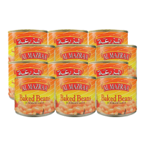 AL MAZRA BAKED BEANS 220GM 10+2فاصوليا مطبوخة المز..