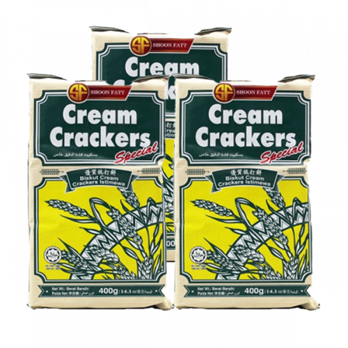 SHOON FAT CREAM CRACKER 3X400GMكريم كراكر شون 3×400جرام