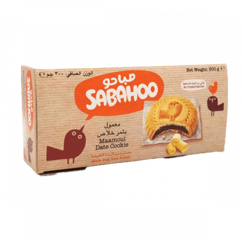 SABAHOO MAAMOUL DATE COOKIE 50GM صباحو معموول  كوكيز التمر 50 جرام